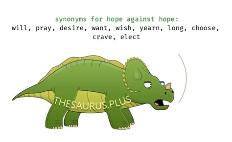 hope thesaurus|Hoping against hope .